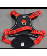 Phoepet Black &amp; Red Small Dog Harness-No pull adjustable w/training handle - £10.02 GBP