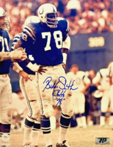 BUBBA SMITH BALTIMORE COLTS AUTOGRAPHED SIGNED 8X10 PHOTO wCOA - £46.65 GBP