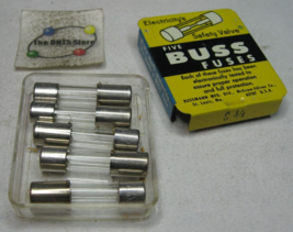 Buss C-3/4 Fast-Blow Fuse .75A 250V Glass 1/4&quot; x 1&quot; - NOS Qty 5 - $5.69