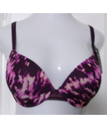 Modern Movement push up bra underwire Size 32D Purple Print - $351.21 MXN