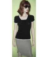 Vintage VALENTI Women&#39;s Ladies Top Butterfly Gem Studded Blouse Tunic S/P - $34.17 CAD