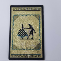 Trivet French Gilded Gold Color Romantic Formal Dance Small Vintage - $14.20