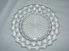 Vintage American Fostoria Clear 8&quot; Salad Luncheon Plate 5 south - $368.72 MXN