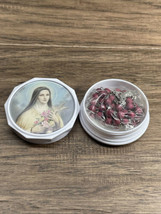PRAYER TO SAINT THERESA WITH ROSE SCENTED ROSARY KG JD - $9.89