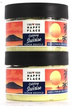 2 Find Your Happy Place 10 Oz Catching The Sunrise Mango &amp; Citrus Scrub Soufflé - £15.92 GBP