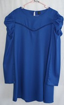 Shein Blue Dress Size Large Sz L Cutout Along Chest #8436 - £12.66 GBP