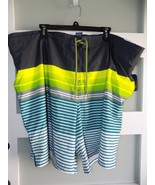 George Above Knee Teal Taunt E-Board Swim Shorts Size 3XL (48-50) Men&#39;s NEW - $20.47