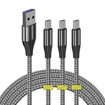 10 Ft Usb Type C Cable,Extra Long 3 Pack 10 Foot Usb C Cable Usb A 2.0 To Usb-C  - £25.07 GBP