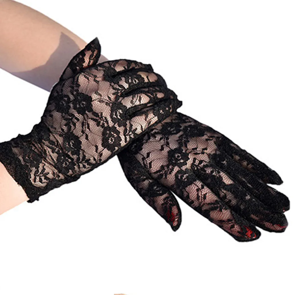 Tops Lace Party Household Women Gloves Outdoor Uv-proof Riding Screen Di... - £9.62 GBP+