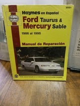 Haynes en Español Ford Taurus &amp; Mercury Sable 1986 al 1995 Manual de Rep... - $11.88
