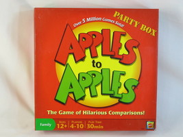 Apples to Apples 2007 Party Box Board Game Mattel 100% Complete Near Min... - $16.55