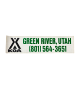 Green River Utah KOA Vintage Bumper Sticker - £7.60 GBP