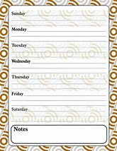 Magnetic Dry Erase Calendar - White Board Planner - 3/07 - £8.72 GBP