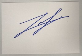 Zac Efron Signed Autographed 4x6 Index Card - £23.97 GBP