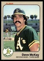 1983 Fleer - #526 Dave McKay Oakland Athletics Baseball Card - $1.29