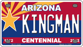 Arizona Centennial Kingman Novelty Mini Metal License Plate Tag - £11.75 GBP