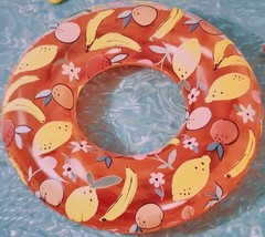 H For Happy ~ FRUIT Pool Tube ~ Pool Flotation Device ~ 42&quot; Diameter ~ - $49.03 CAD