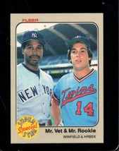 1983 Fleer #633 Dave WINFIELD/KENT Hrbek Nmmt Mr. Vet &amp; Mr. Rookie *X108189 - $2.70