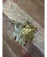 Virginia Metalcrafters Brass Dish Sugar Maple Leaf 4x5&quot; #3-48 1950 VTG A... - $315.05 MXN