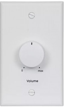 Lowell 25LVC-SW 25W Mono Volume Control with Rotary Dial, White Finish - $43.00
