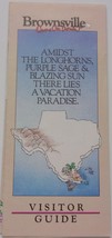Vintage Brownsville Texas Visitor Guide Map Brochure - €5,24 EUR