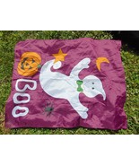 Halloween Ghost Spider Boo Friendly Yard Flag 32 x 30  2-Sided for Flag ... - $20.17 CAD