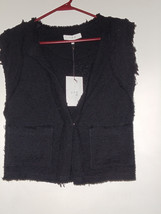 IRO Woman&#39;s Black Vest  Size 34  Style Akia - £77.76 GBP