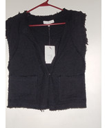 IRO Woman&#39;s Black Vest  Size 34  Style Akia - $135.38 CAD