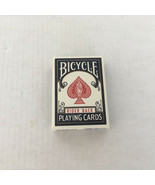 Vintage bicycle rider back playing cards poker 808 made in USA blue graphic card - $34.60