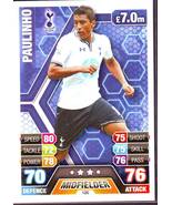 Topps Match Attax 2013-14 Premier League Tottenham Hotspurs Paulihno Card - $10.00