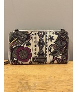 Sakroots Artist Circle Brown Crossbody Purse Wallet Clutch DESERT OWL No... - £15.19 GBP