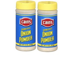 Cain&#39;s onion Powder, 2 bottles, 9 oz each - $14.00