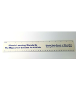 Plastic Ruler Illinois Board of Education Learning Standards Success - £9.00 GBP