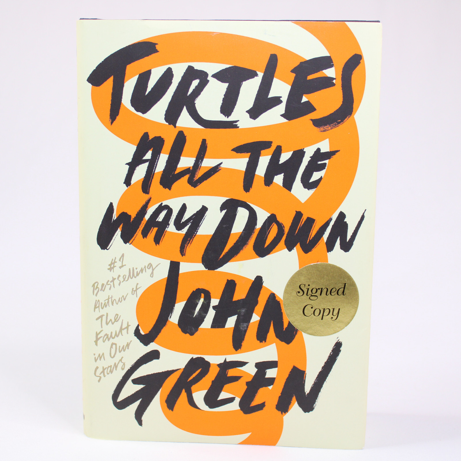 SIGNED John Green Turtles All The Way Down Hardback Book w/Dust Jacket 2... - $9.75