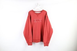 Vintage Gap Mens Size XL Faded Spell Out Center Logo Crewneck Sweatshirt Red - £39.52 GBP