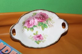 Vintage American Beauty Floral Pattern Royal Albert England Dish Candy Nut Bowl - £23.72 GBP
