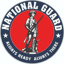 National Guard Emblem -  Military Bumper Sticker  / Decal - £2.85 GBP