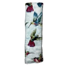 White Green Red Hummingbird Car Seatbelt Cover, Blue Sky Ruby Throat Fly... - $12.69