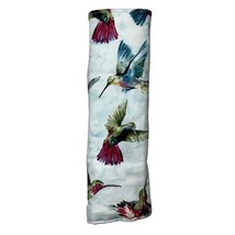 White Green Red Hummingbird Car Seatbelt Cover, Blue Sky Ruby Throat Flying Humm - £9.97 GBP