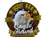 Kurt Adler Scout BSA Eagle Bound Ornament Embossed  NWT - $9.64