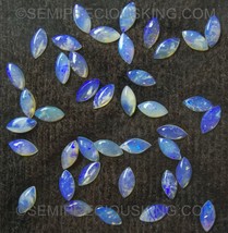 Natural White Opal Marquise Cabochon 6X3mm Play of Colors VS Clarity Loose Gemst - £2.84 GBP