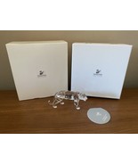 Swarovski Crystal #220470 Tiger  Figurine With Original Box And Certificate - $2,805.88 MXN