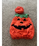 Child Pumpkin Jack-o-lantern Halloween Costume Children Ages 3-4 Jumpsui... - $27.06 CAD