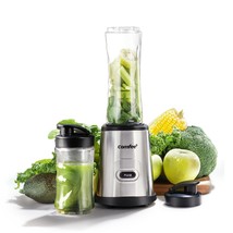 Compact Personal Blender, With Tritan Bpa-Free 20 Oz And 10 Oz Travel Cups With  - £42.47 GBP