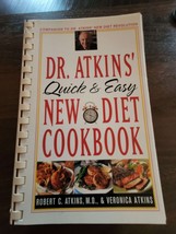 Dr. Atkins&#39; Quick and Easy New Diet Cookbook Low-Carb Recipes 1997 V. Atkins - £10.18 GBP