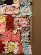 Huge Lot of 46 Baby Girl&#39;s Clothes Size 3-6 Months Pants, Shirts, PJ&#39;s &amp; More A4 - £47.47 GBP