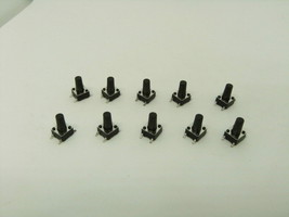 10x Pack Lot 6x6x10 mm Push Touch Tactile Momentary Micro Button Switch SMD 4Pin - £6.94 GBP