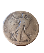 ½ Half Dollar Walking Liberty Silver Coin 19?3 D Denver Mint 50C KM#142 - £13.55 GBP