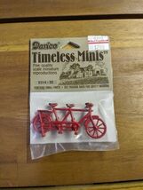 Darice Timeless Minis Bicycle Train Village Town Miniature - $9.75 CAD