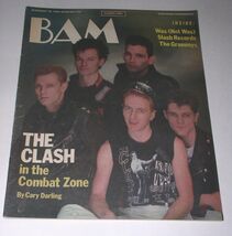 The Clash BAM Magazine Vintage 1984 Joe Strummer Slash Was (Not Was) BAM... - $24.99